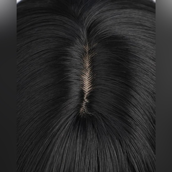 33 Inch Long Black Wig With Bangs Thick beautiful Hair - Picture 5 of 11